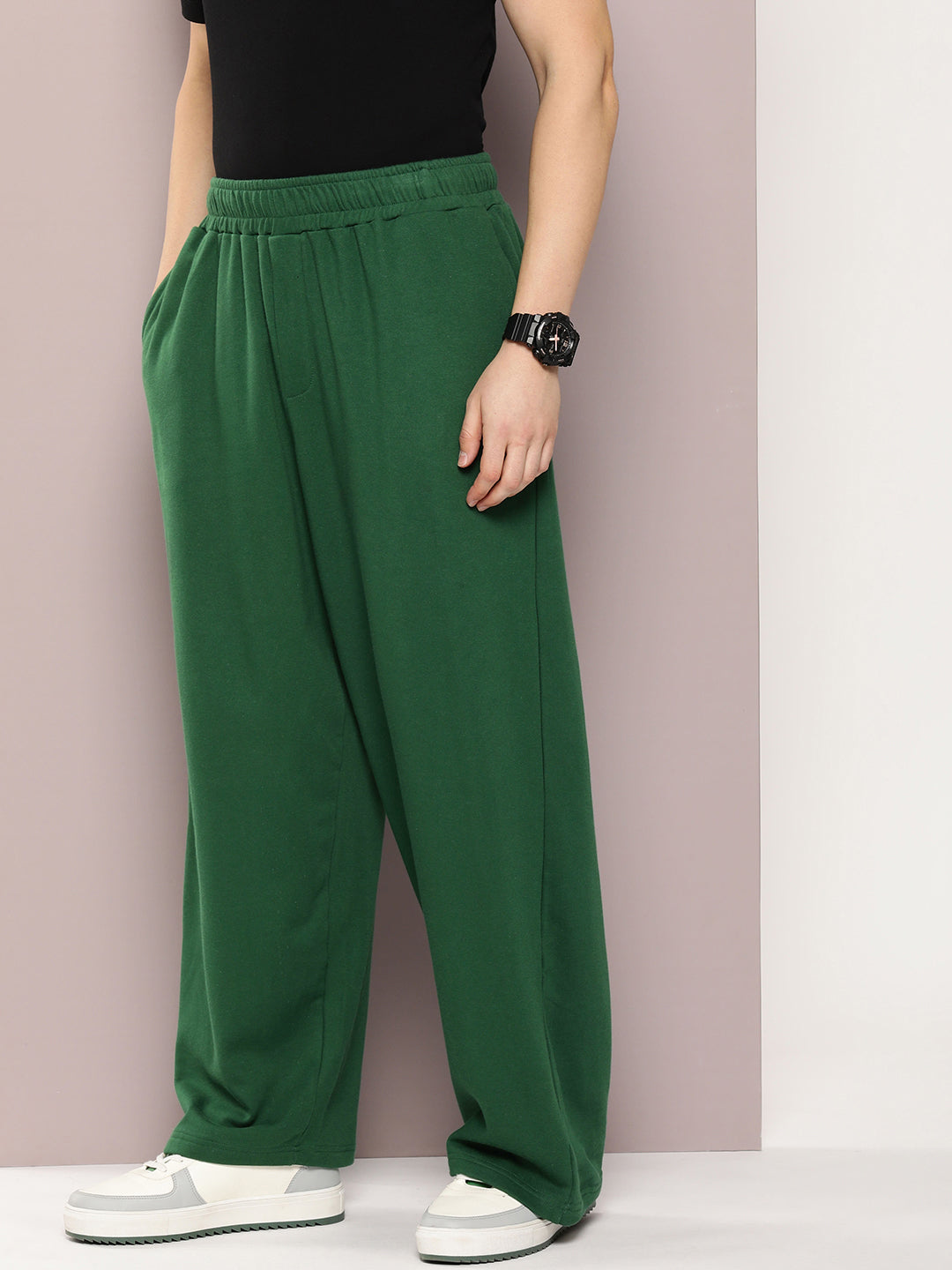 Men Super Soft Cotton Extra Baggy Korean Pant