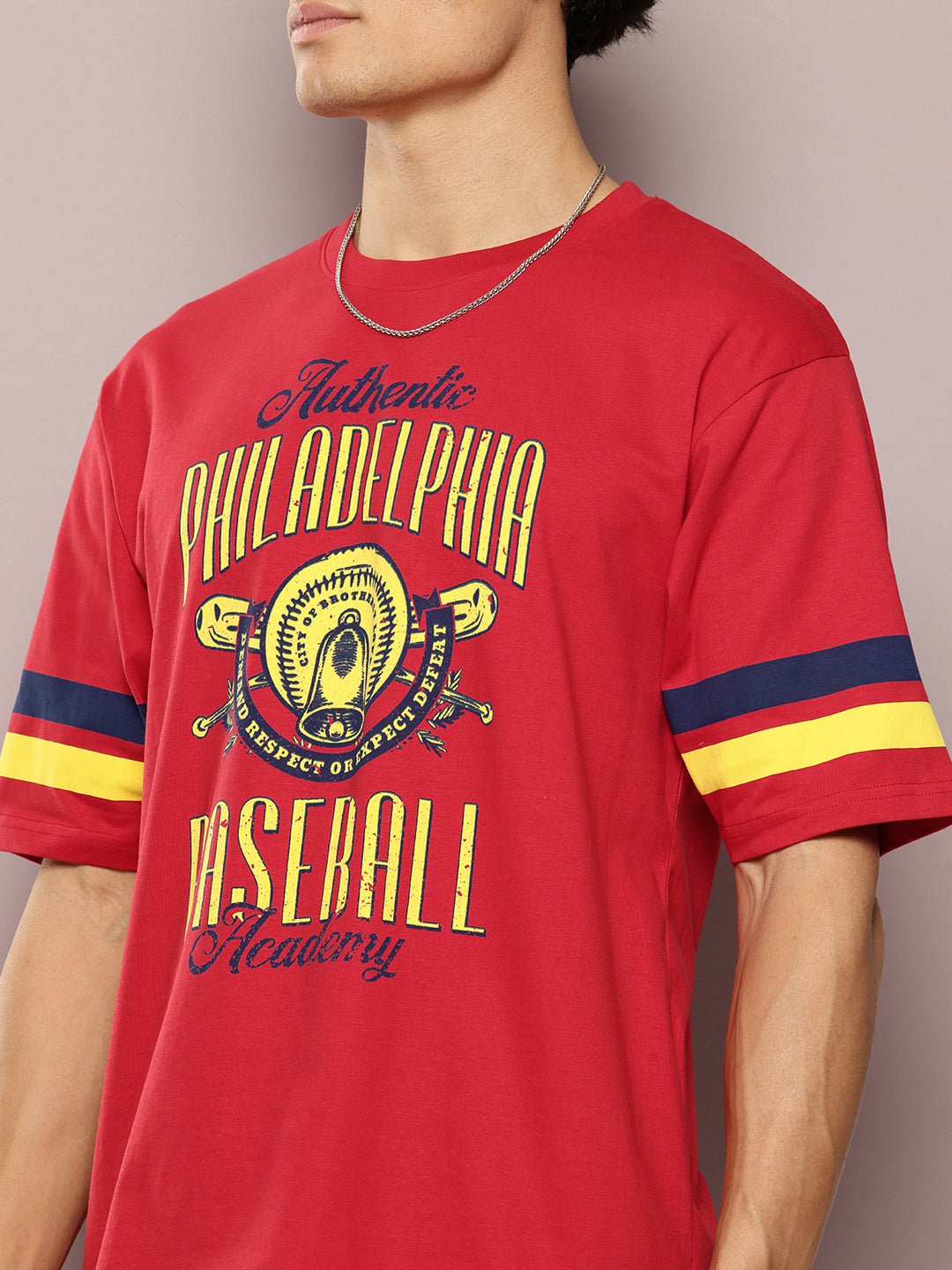 Mens Half Sleeve Round Neck Printed Oversized Fit Tshirts