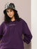 Womens Long Sleeve Oversized Hooded Sweatshirt