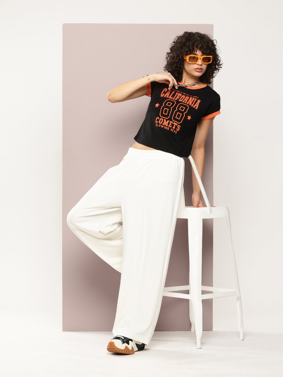 Womens Half Sleeve Round Neck Printed Regular Fit Tshirts