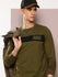 Mens Full Sleeve Round Neck Colourblocked Regular Fit Tshirts