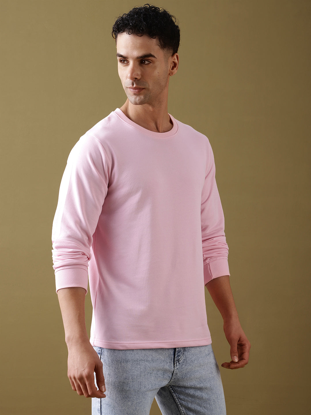 Mens Full Sleeve Round Neck Regular Fit T-Shirts