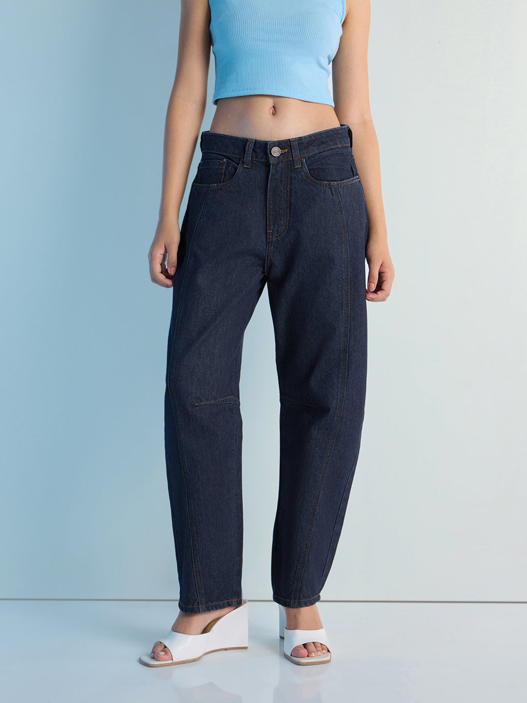 Womens Boot Cut Strech Denim Jeans Pant