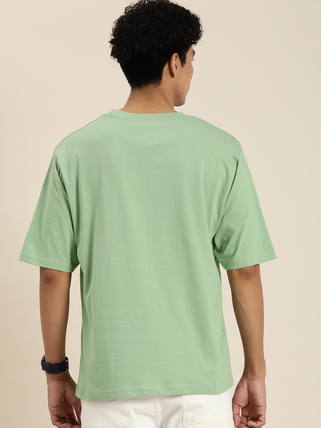 Mens Half Sleeve Round Neck Oversized Fit T-Shirts
