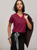 Womens Striped Regular Fit Cotton V-Neck T-Shirt