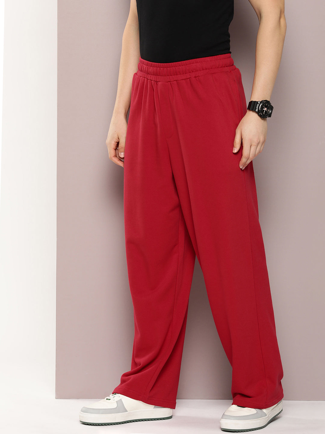 Men Super Soft Cotton Extra Baggy Korean Pant