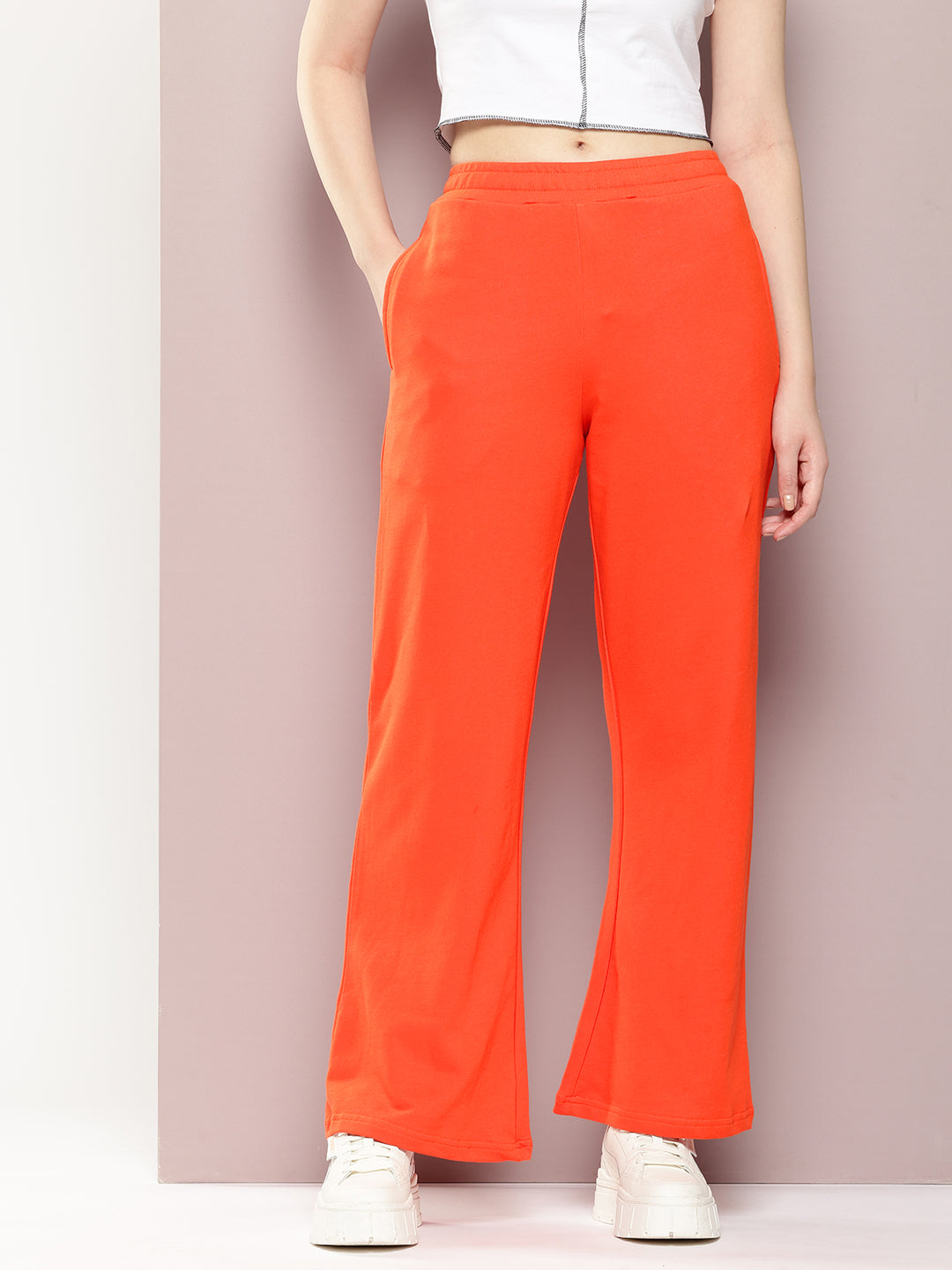 Women Ultra Soft Drapey Cotton Extra Baggy Korean Pant