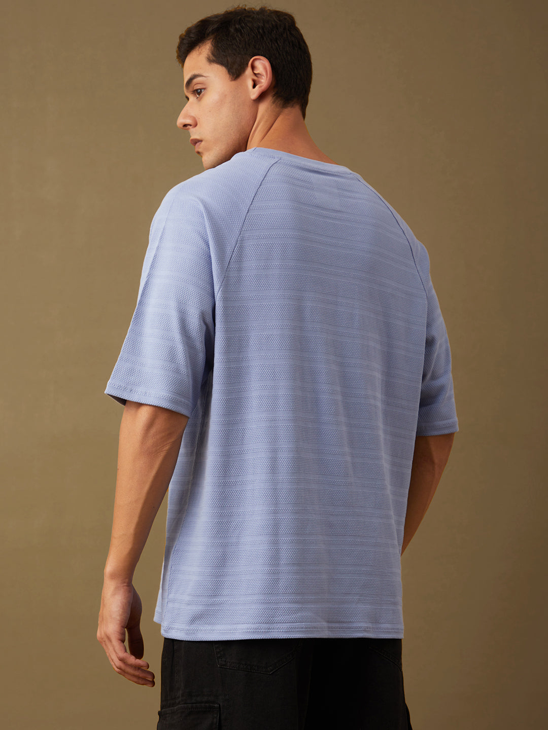 Mens Half Sleeve Round Neck Oversized Fit T-Shirts
