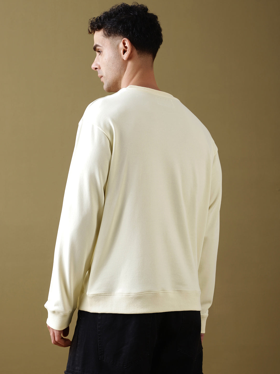 Mens Full Sleeve Round Neck Oversized Fit T-Shirts