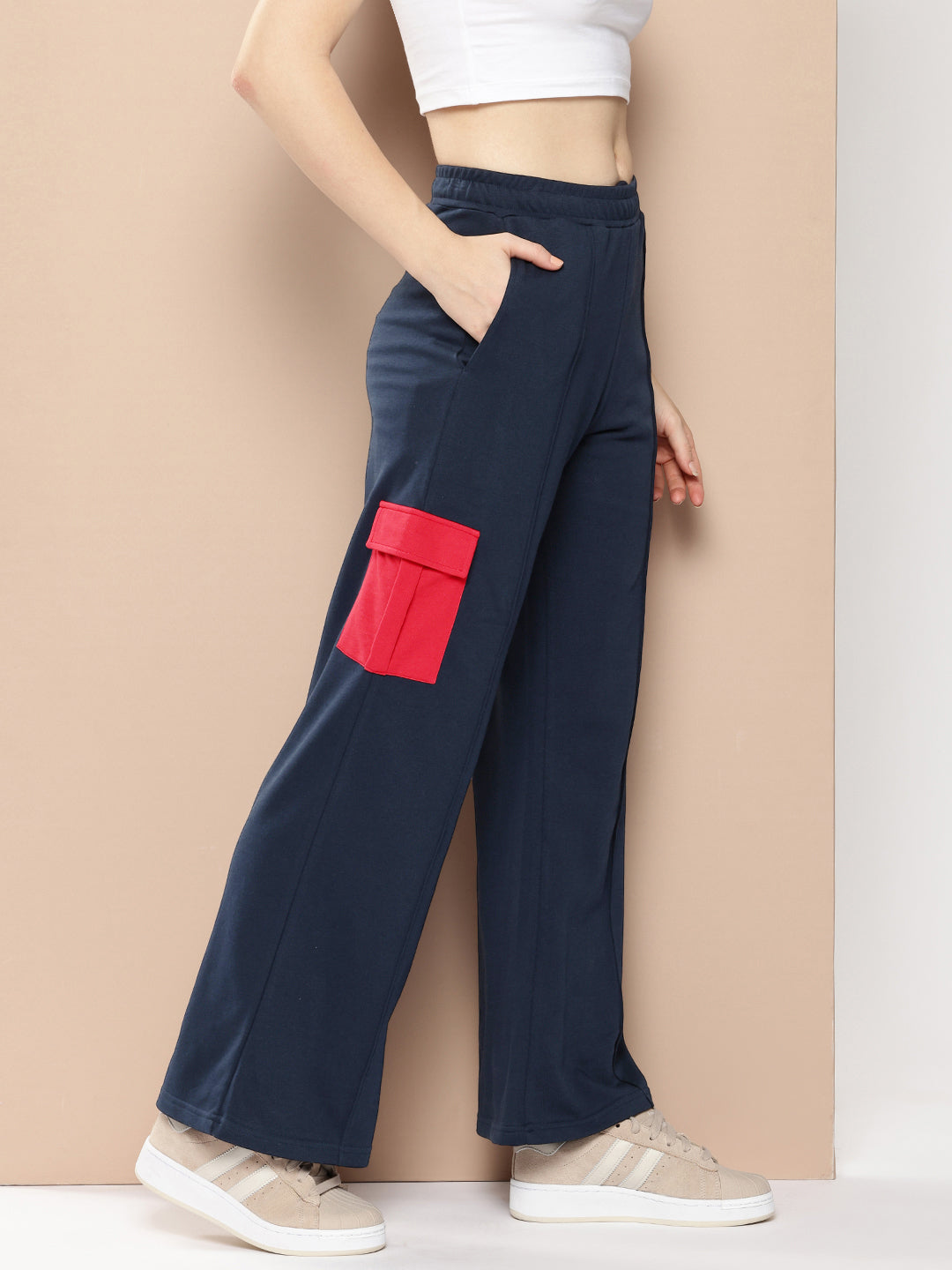 Women Ultra Soft Drapey Cotton Extra Baggy Korean Pant