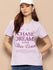 Womens Half Sleeve Round Neck Printed Boxy Fit Tshirts