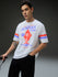 Mens Round Neck Half Sleeve Printed Oversized Fit Tshirt