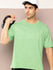 Mens Short Sleeve Round Neck Oversized Polyster Tshirt