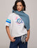 Womens Printed Oversized Fit Cotton T-Shirt