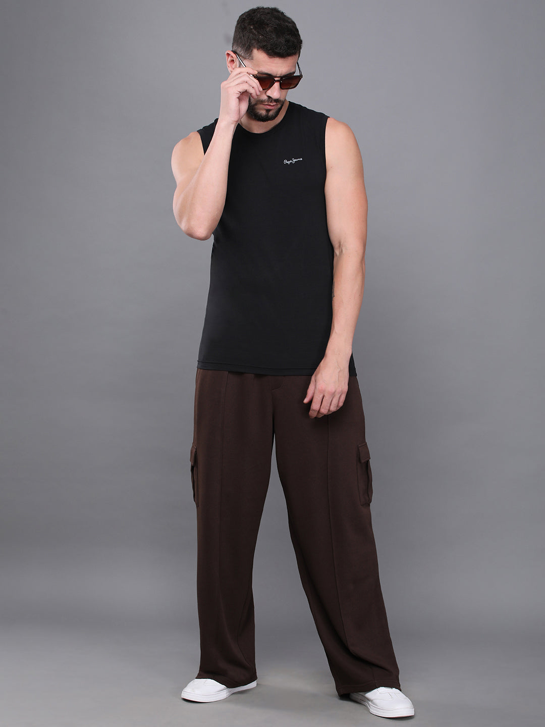 Men Super Soft Cotton Extra Baggy Korean Pant