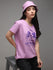 Womens Half Sleeve Round Neck Printed Boxy Fit Tshirts