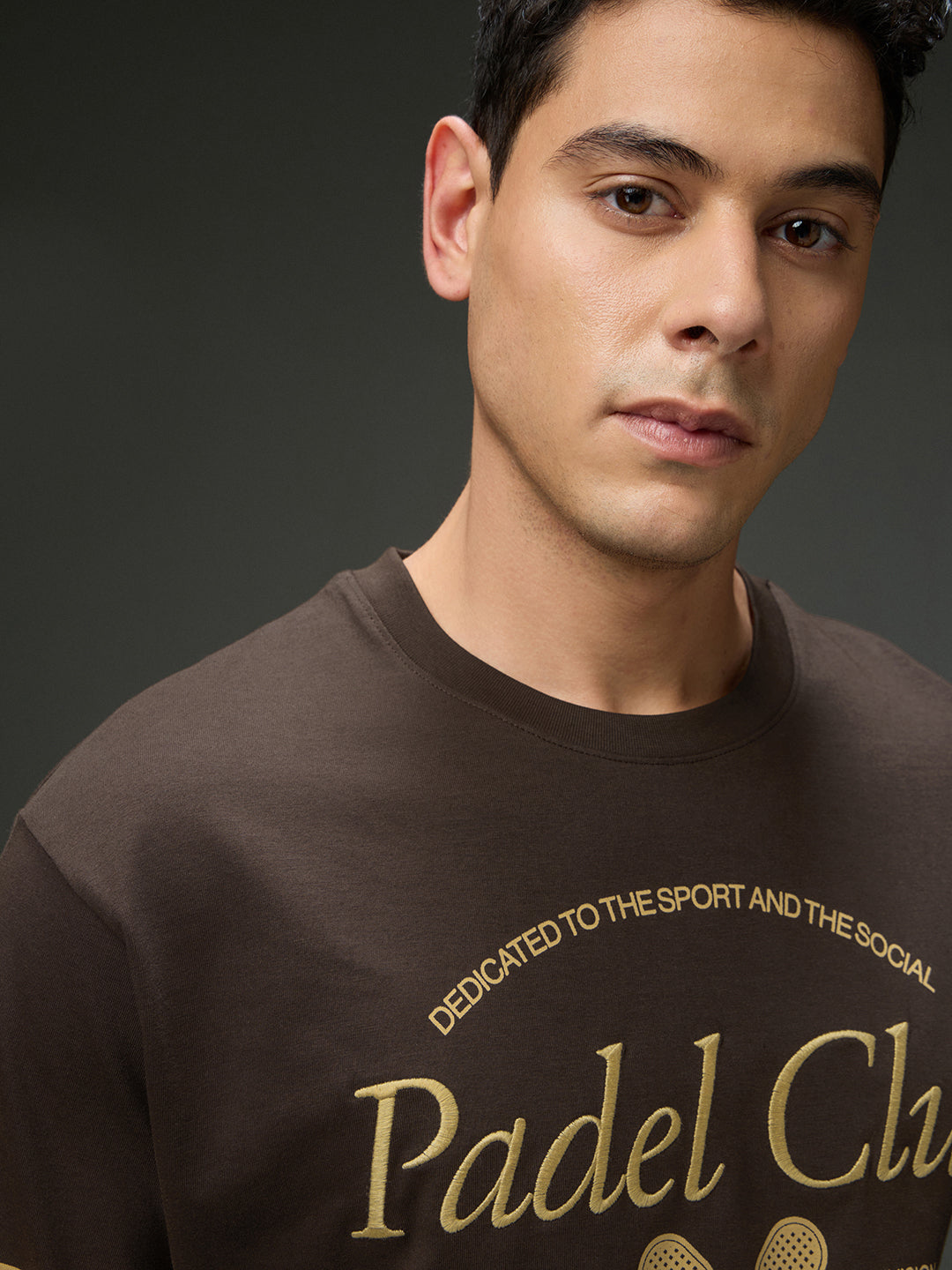 Mens Round Neck Half Sleeve Printed Oversized Fit Tshirt