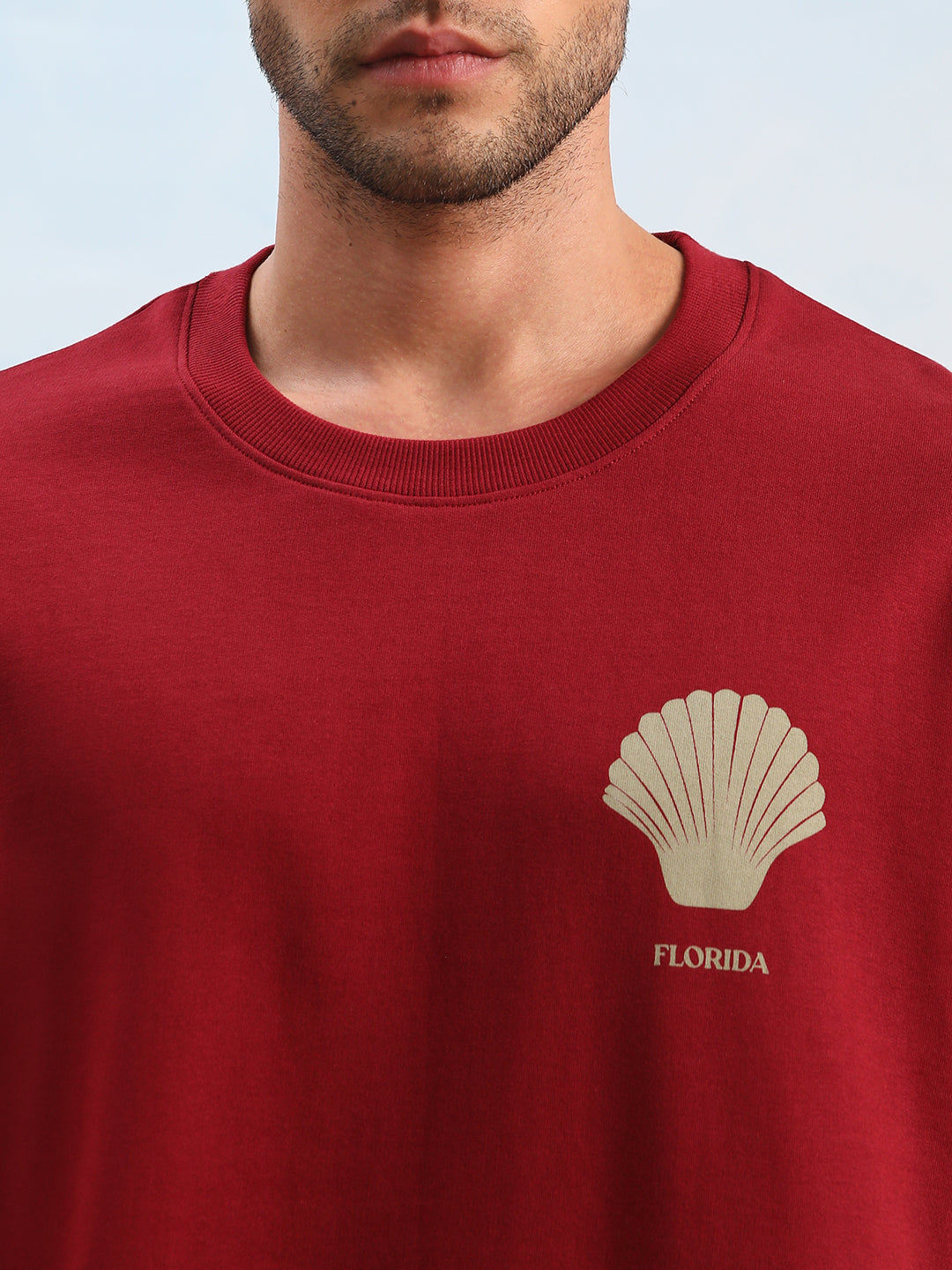 Mens Half Sleeve Printed Oversized Tshirt