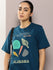 Womens Short Sleeve Round Neck Oversized Fit T-Shirt