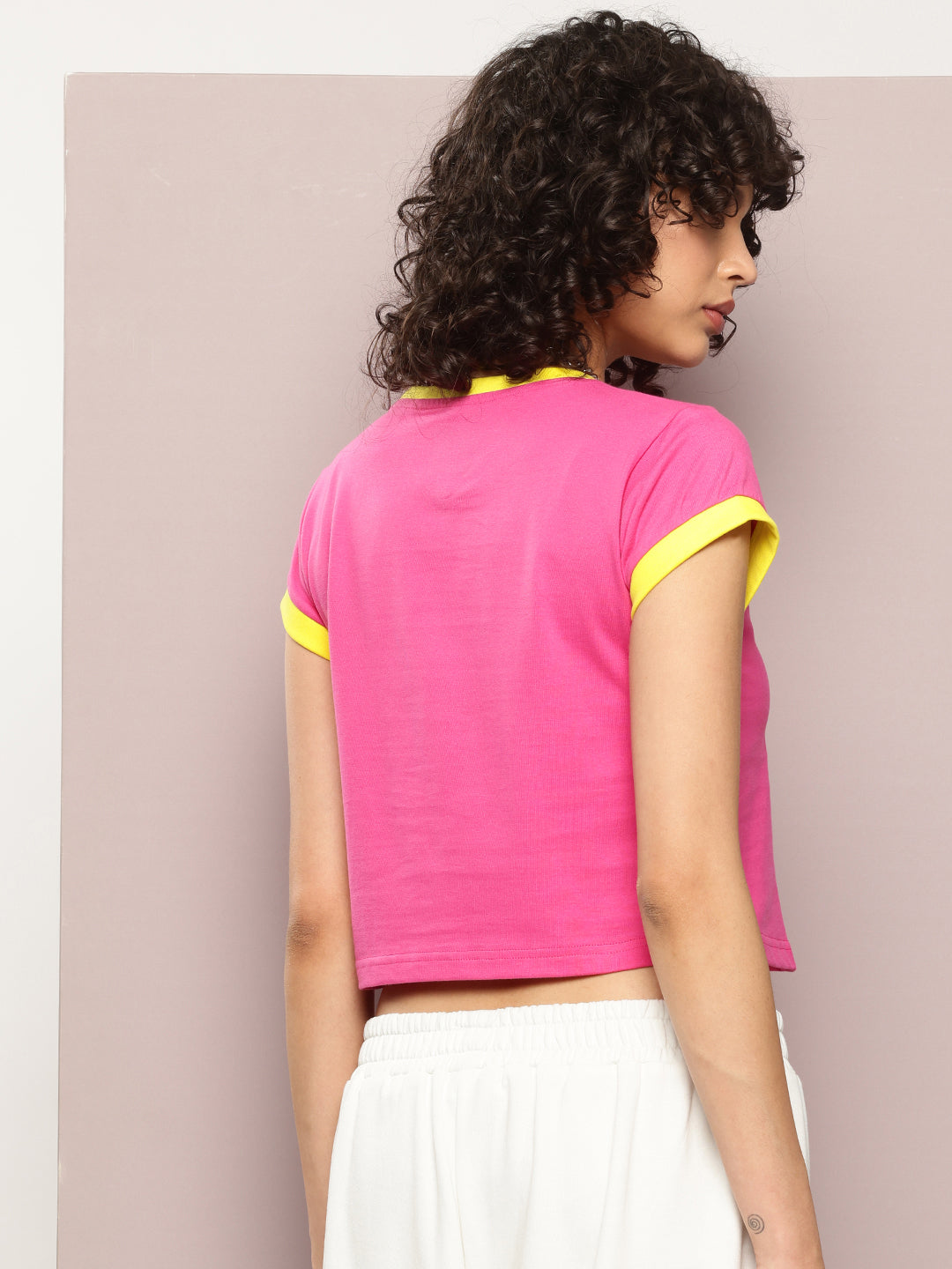 Womens Half Sleeve Round Neck Printed Regular Fit Tshirts