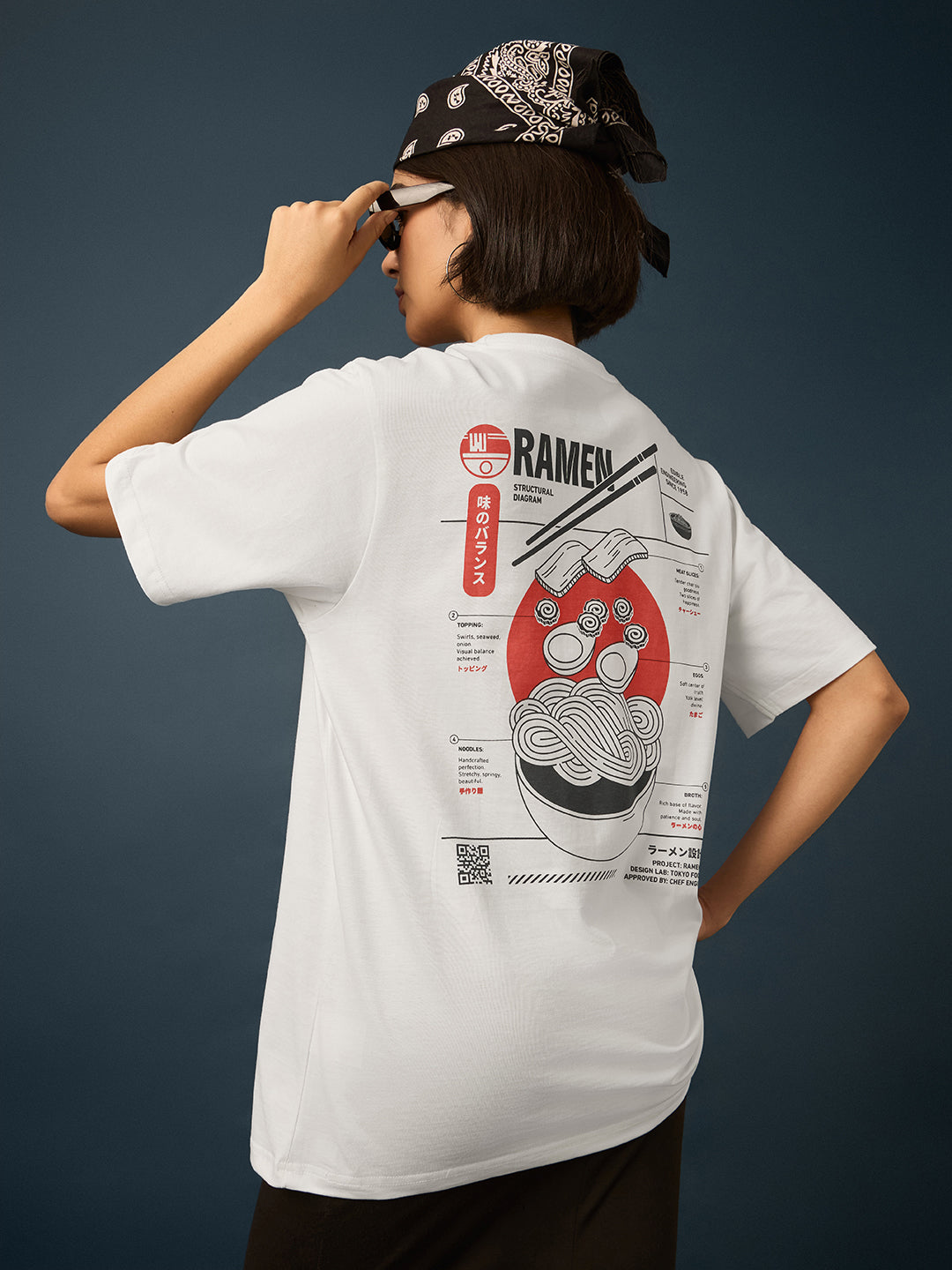Womens Short Sleeve Printed Oversized Fit Tshirt 