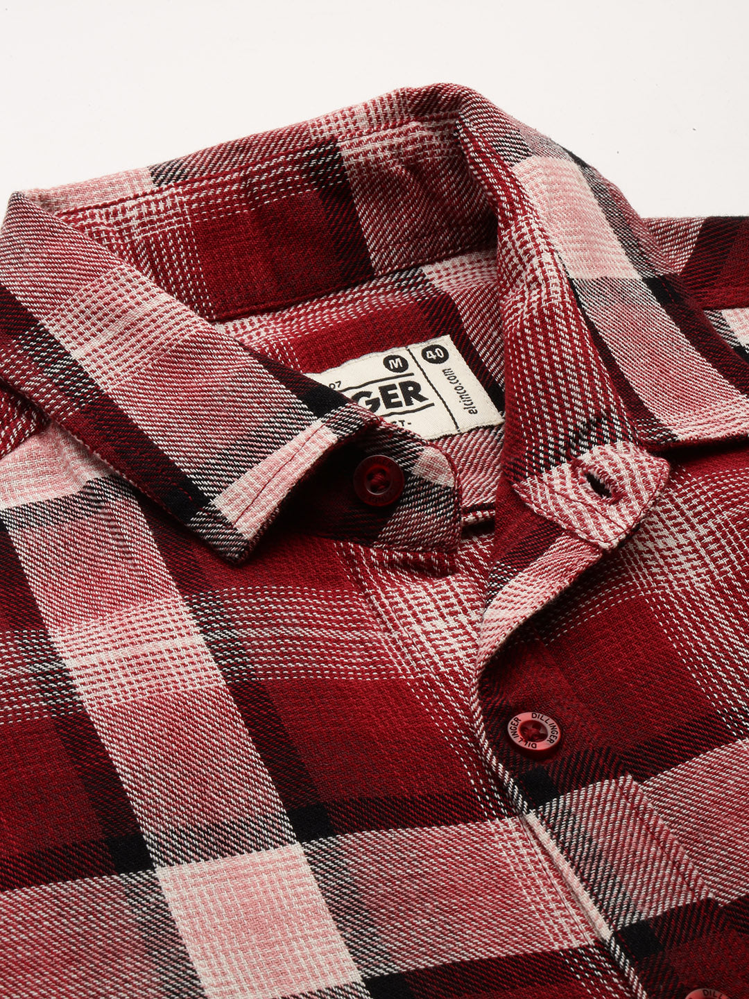 Men Checked Full Sleeve Shirt With Pocket