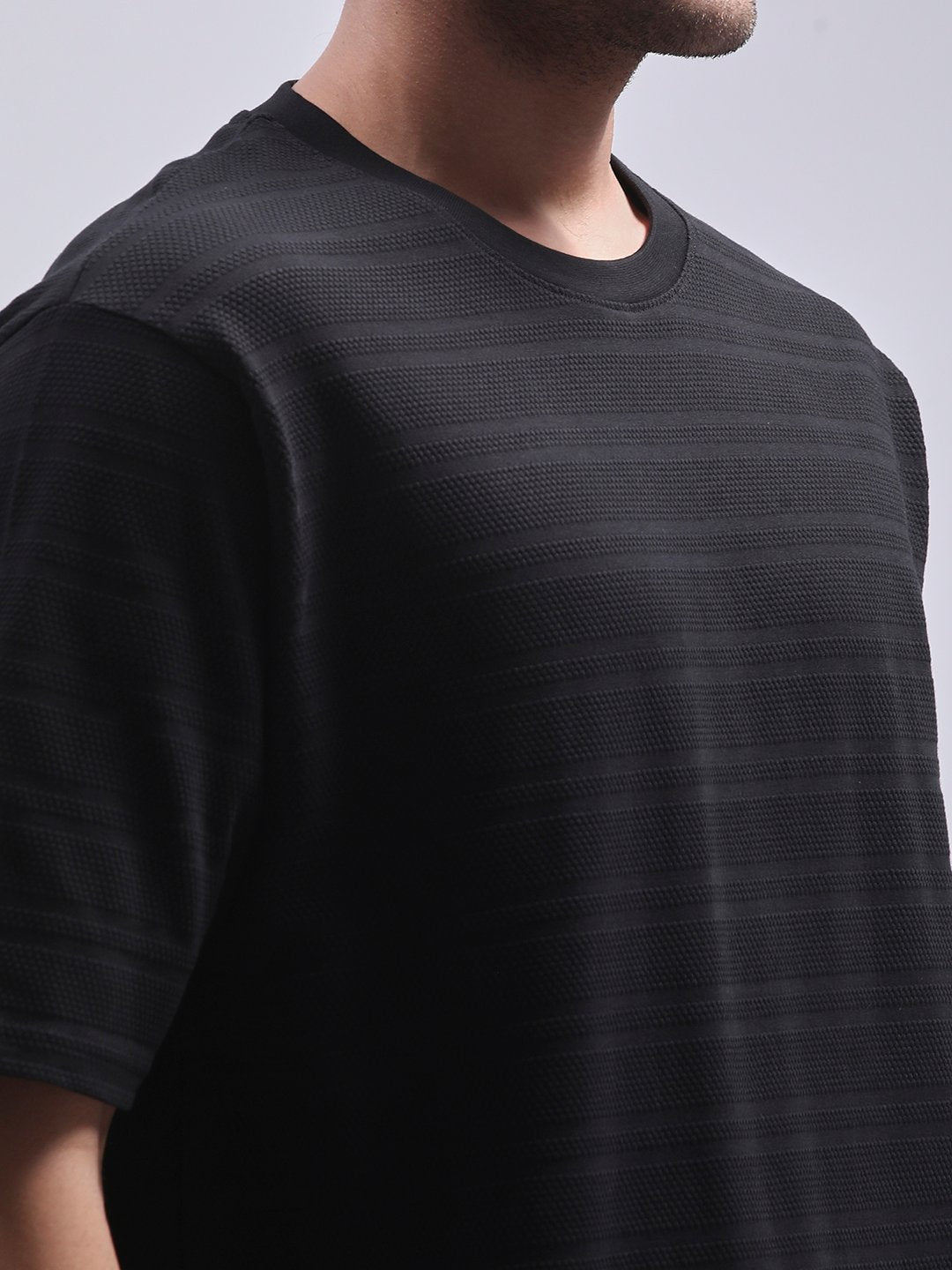 Mens Half Sleeve Round Neck Oversized Fit T-Shirts