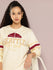 Womens Full Sleeve Round Neck Printed Oversized Fit Tshirts