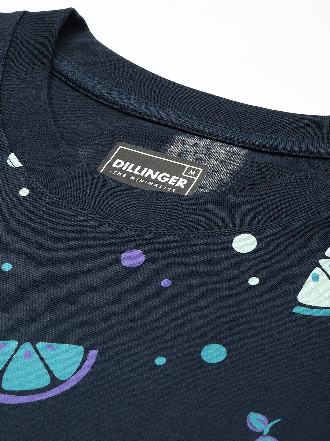 Mens Half Sleeve Round Neck All-Over Printed Oversized Fit Tshirts