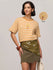 Womens Striped Oversized Fit Cotton T-Shirt