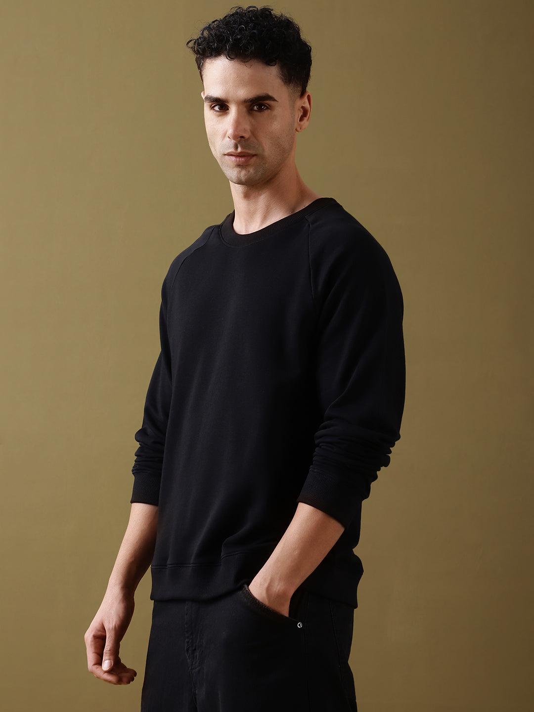 Mens Full Sleeve Round Neck Oversized Fit T-Shirts