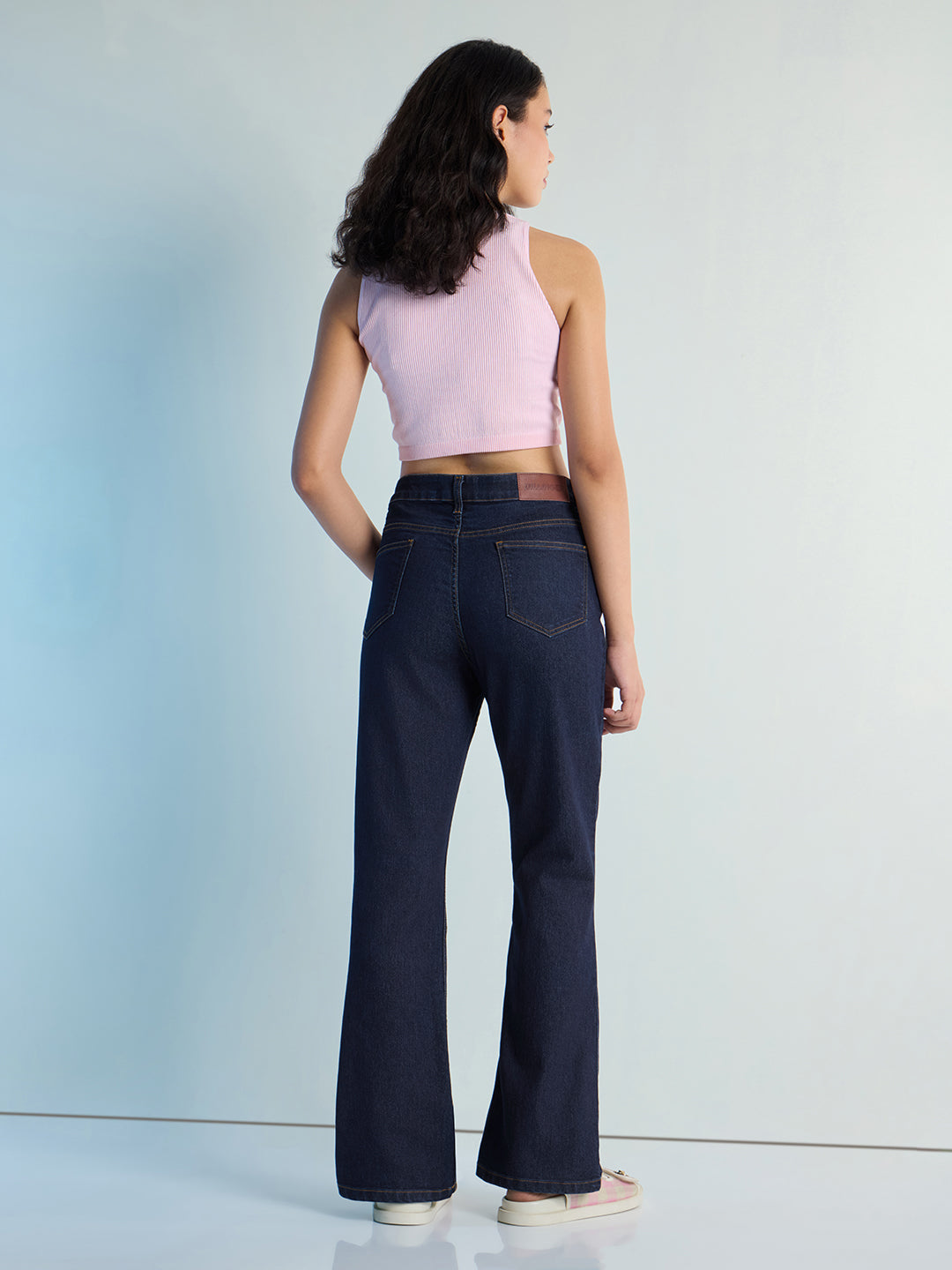 Womens Boot Cut Strech Denim Jeans Pant