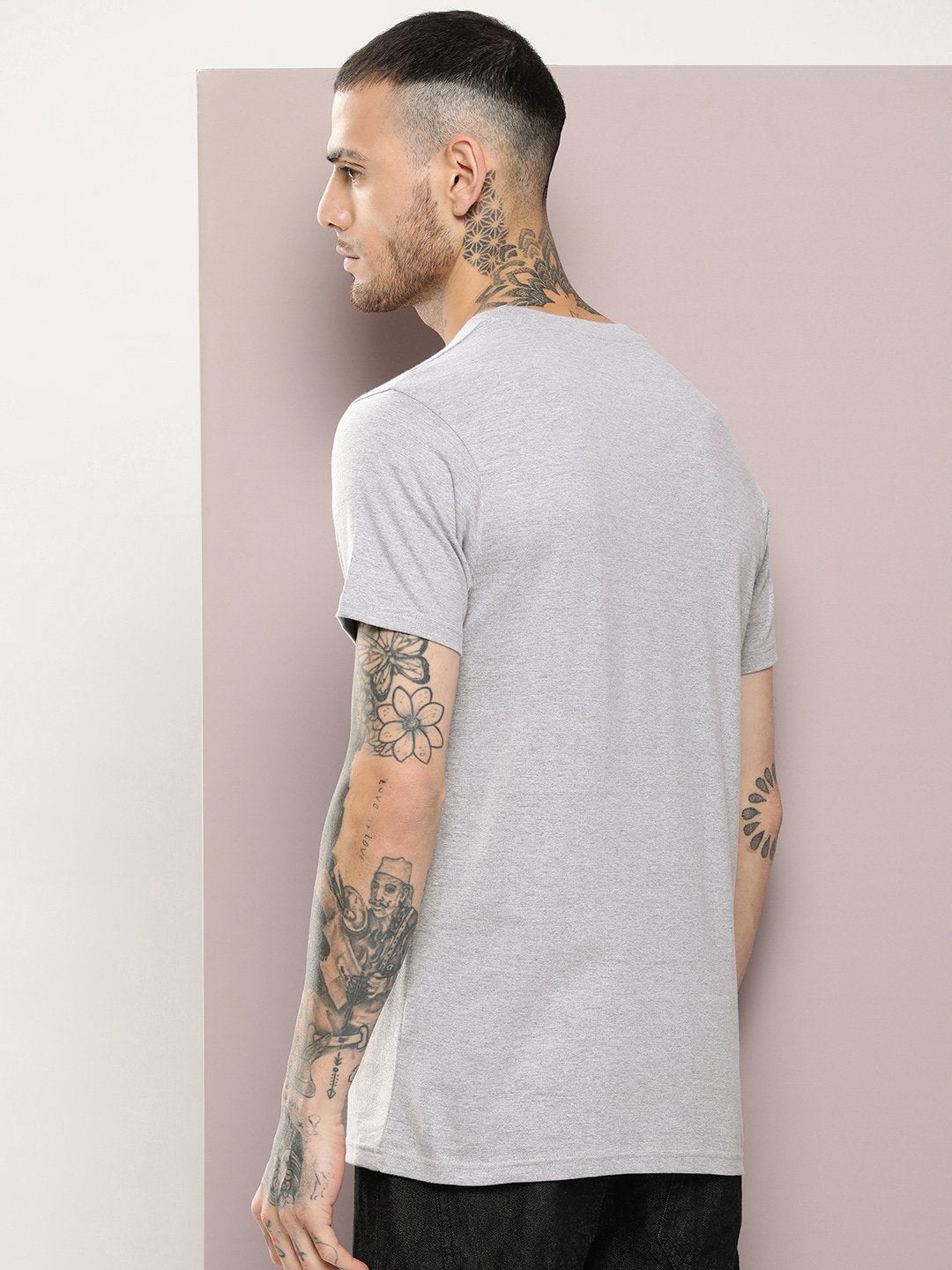 Mens Half Sleeve Round Neck Regular Fit T-Shirts
