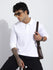 Mens Full Sleeve Polo Neck Solid Regular Fit Tshirts