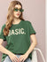 Womens Half Sleeve Round Neck Printed Boxy Fit Tshirts