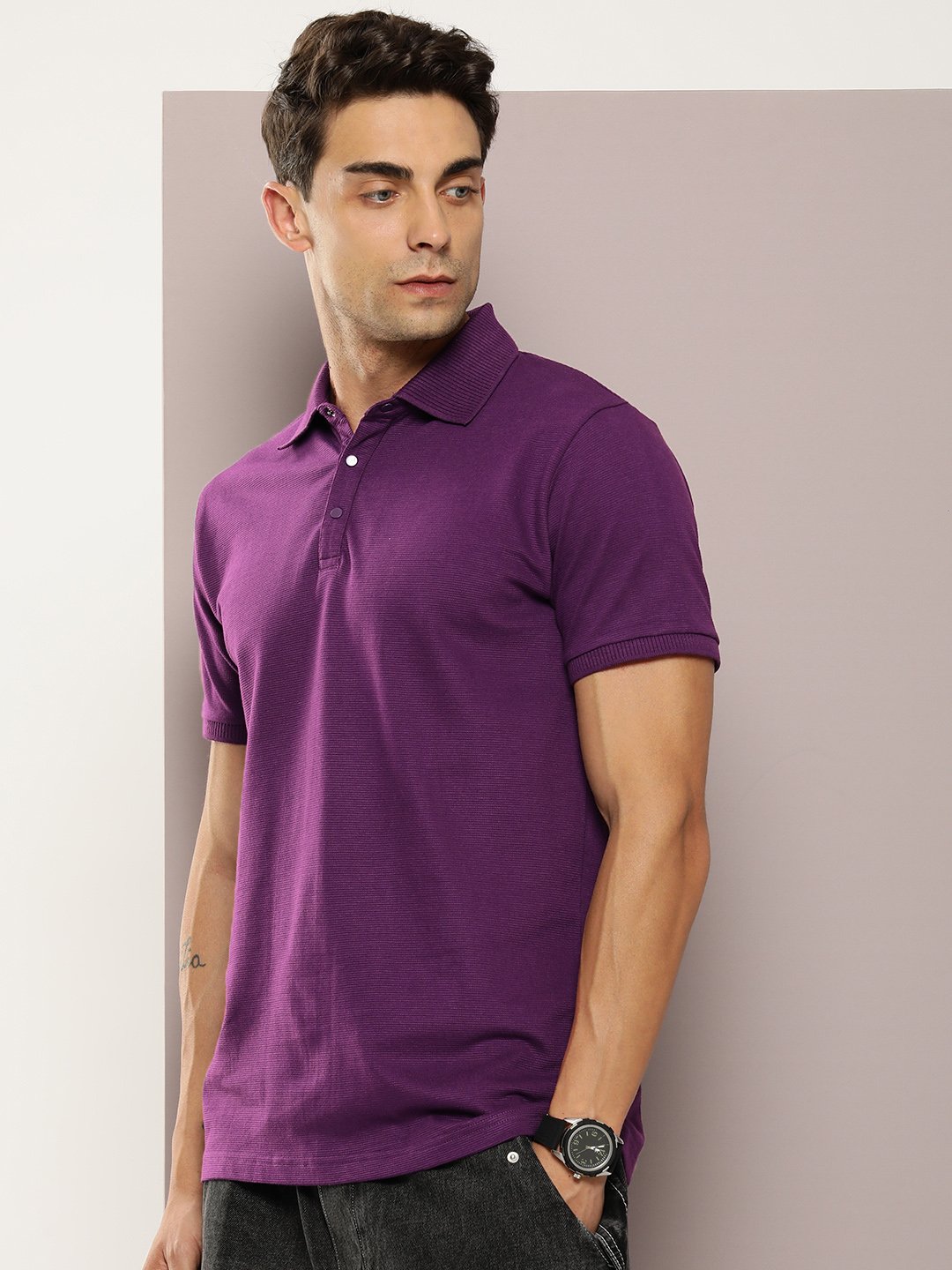 Mens Half Sleeve Regular Fit Polo T-Shirts