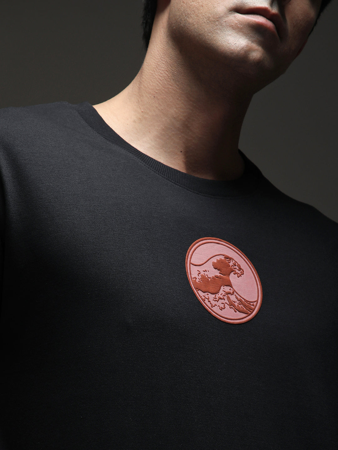 Mens Half Sleeve Drop Shoulder Printed Oversized Fit T-Shirts
