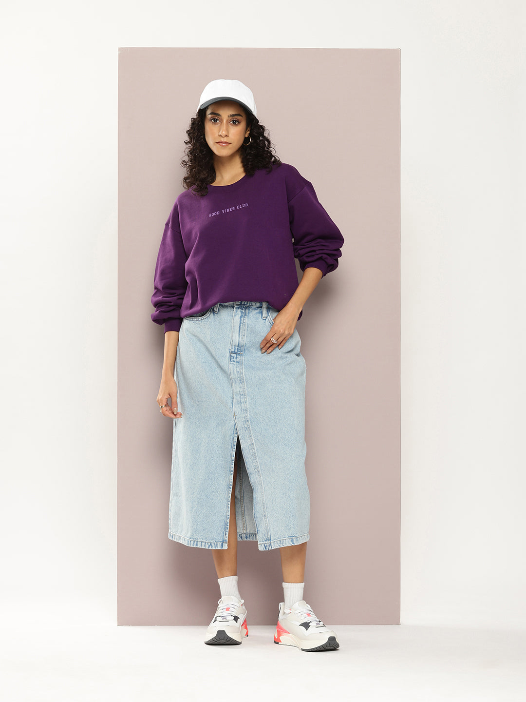 Womens Long Sleeve Oversized Sweatshirt