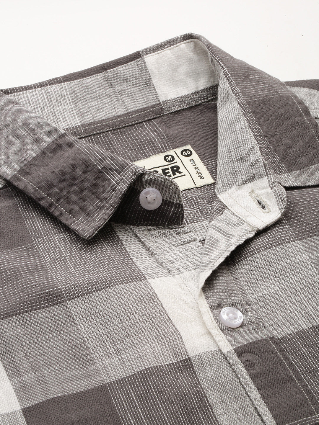 Men Checked Full Sleeve Shirt With Pocket