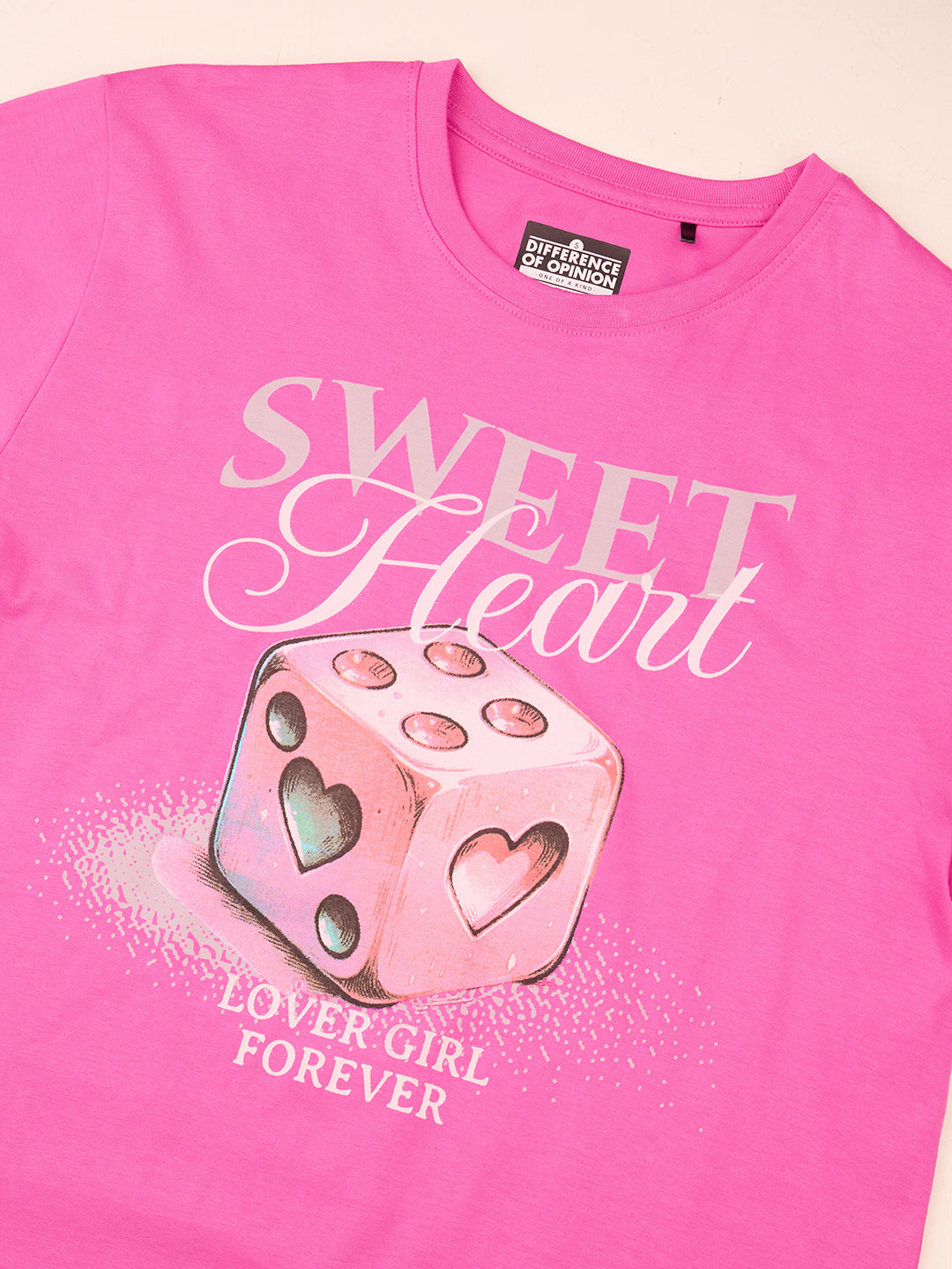 Womens Printed Oversized Cotton T-Shirt