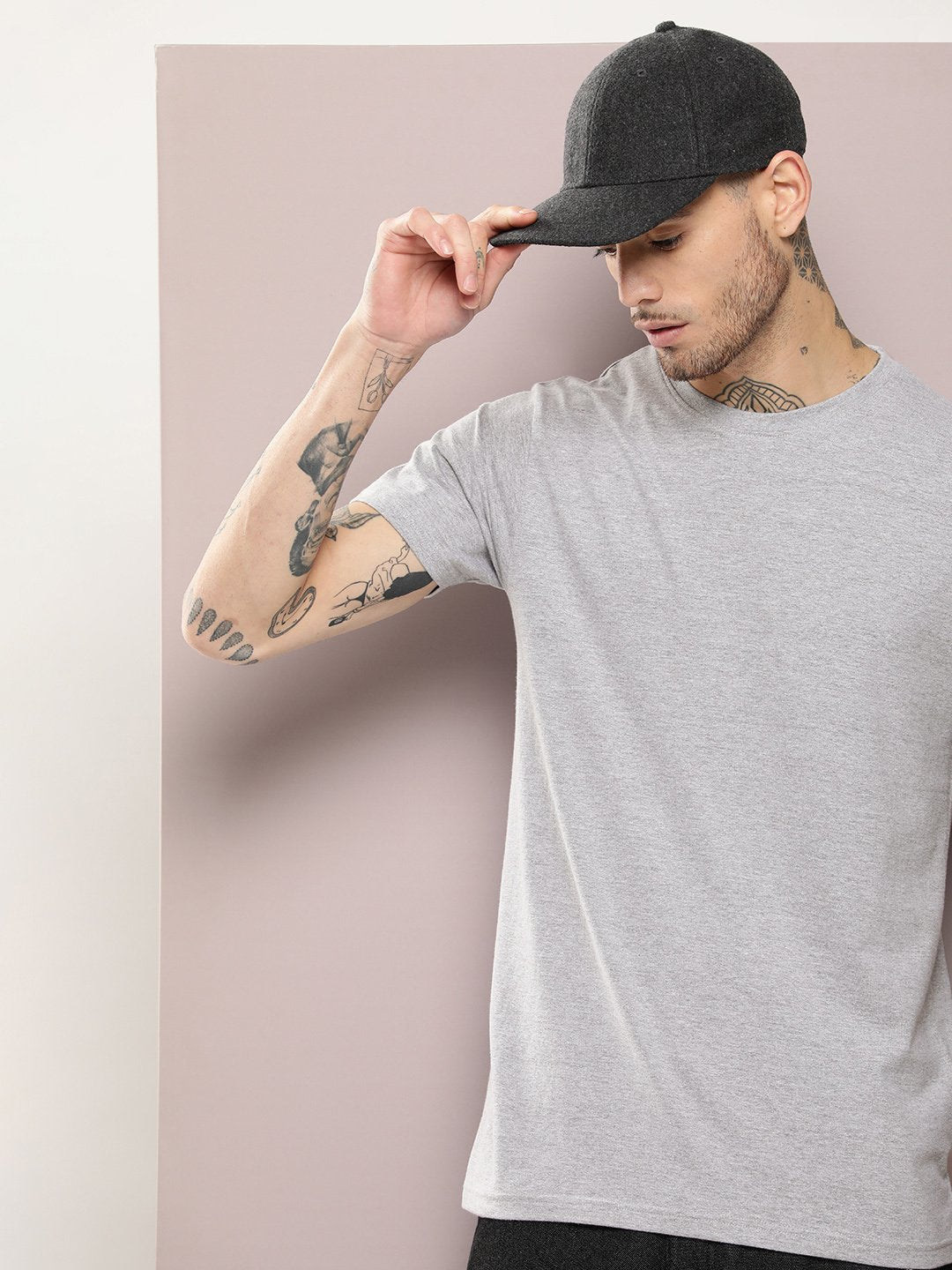 Mens Half Sleeve Round Neck Regular Fit T-Shirts