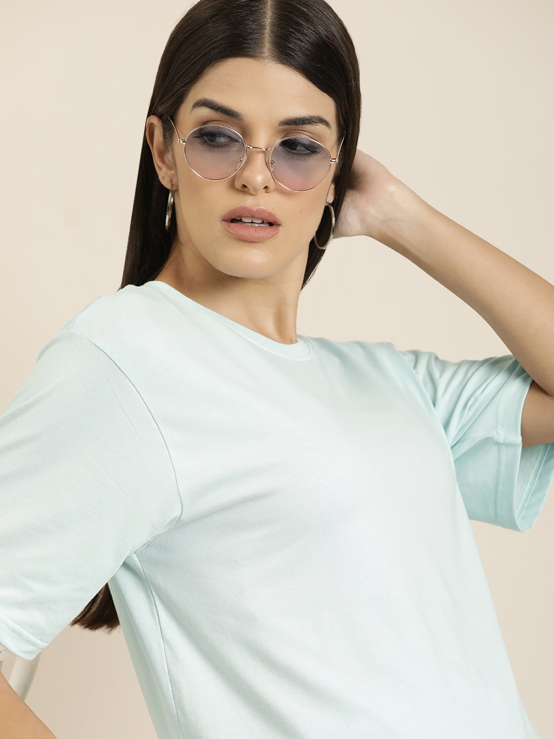Womens Half Sleeve Oversized Fit Polo T-Shirts