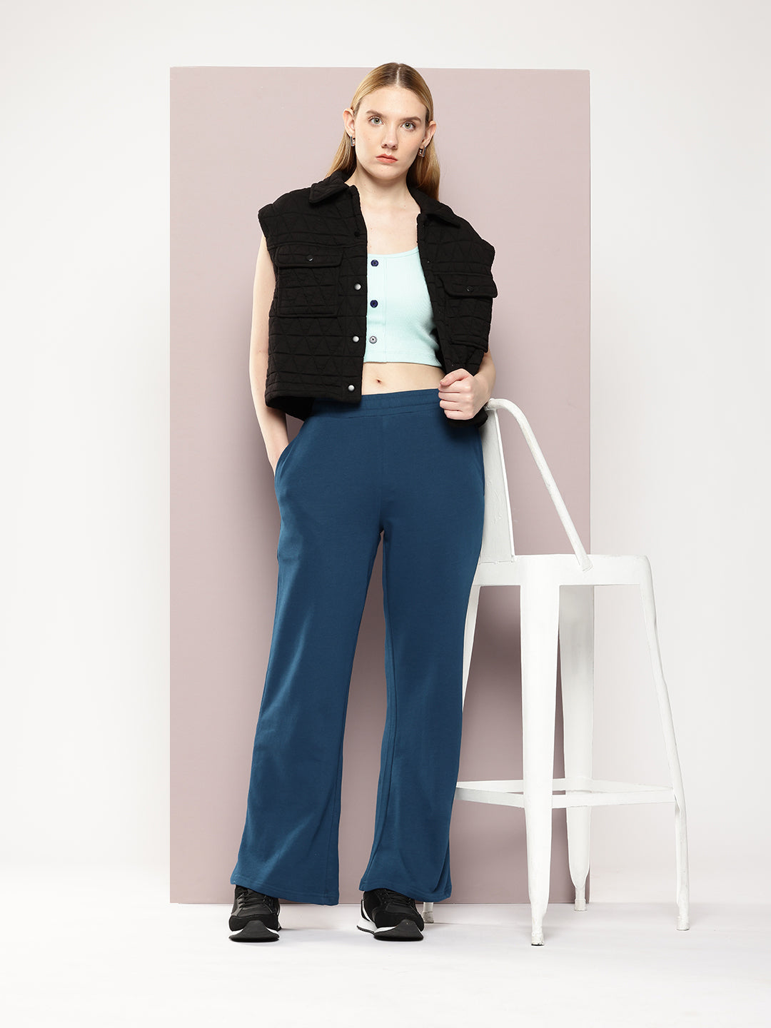 Women Ultra Soft Drapey Cotton Extra Baggy Korean Pant