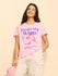 Womens Printed Boxy Regular Fit Cotton T-Shirt