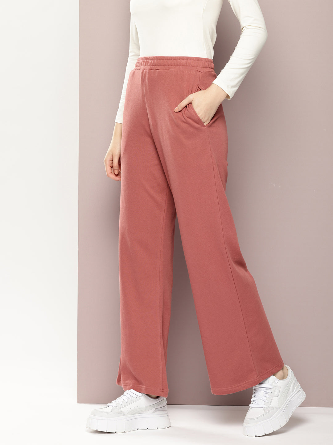 Women Ultra Soft Drapey Cotton Extra Baggy Korean Pant