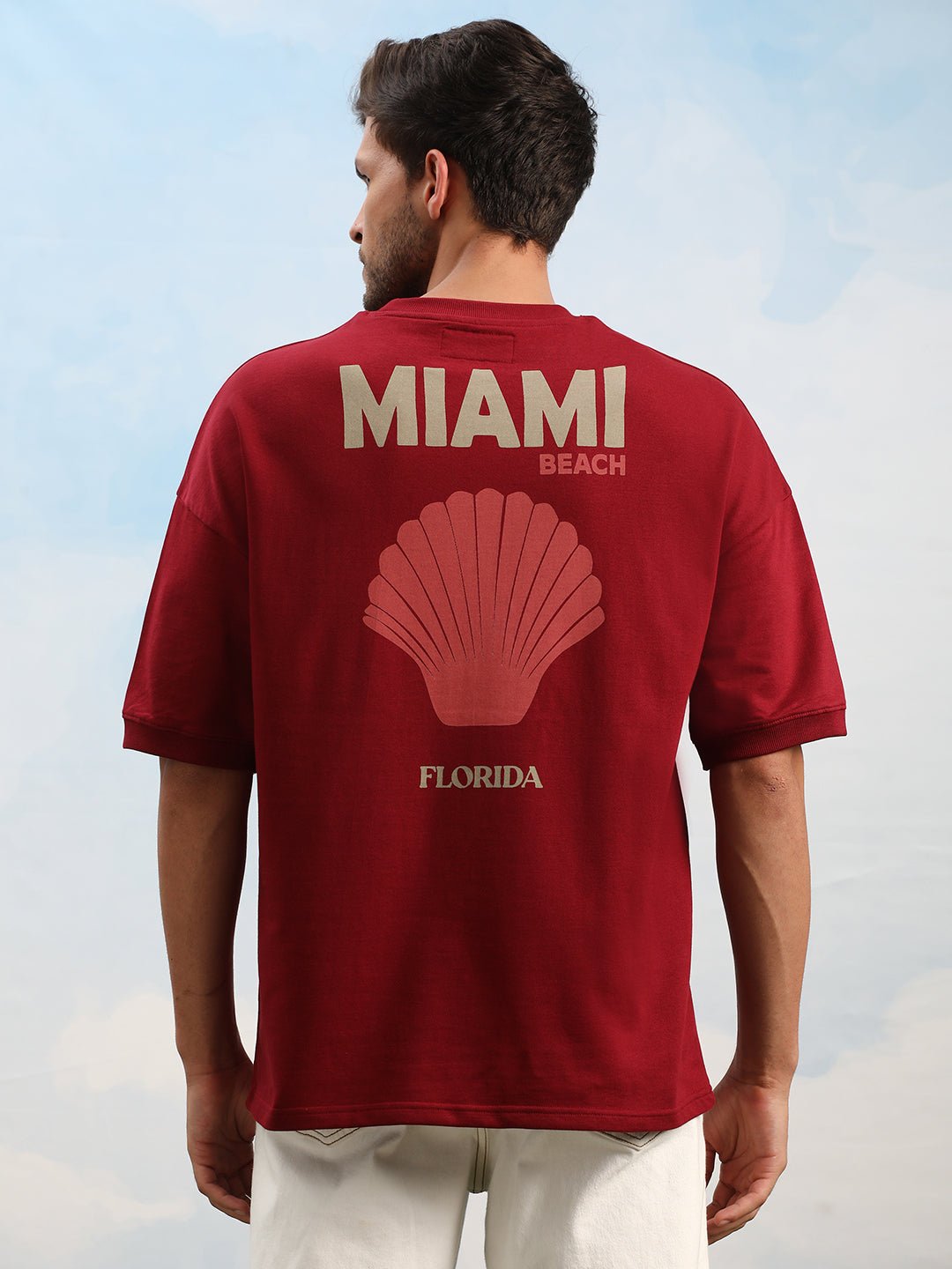 Mens Half Sleeve Printed Oversized Tshirt