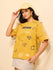 Womens Printed Oversized Cotton T-Shirt