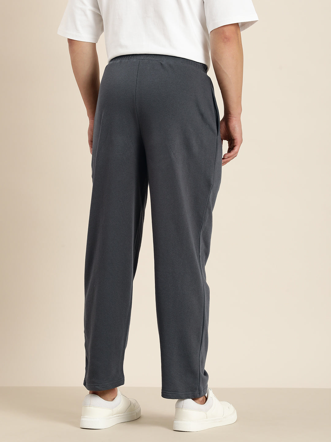 Men Lightweight Relaxed Fit Baggy Korean Pant