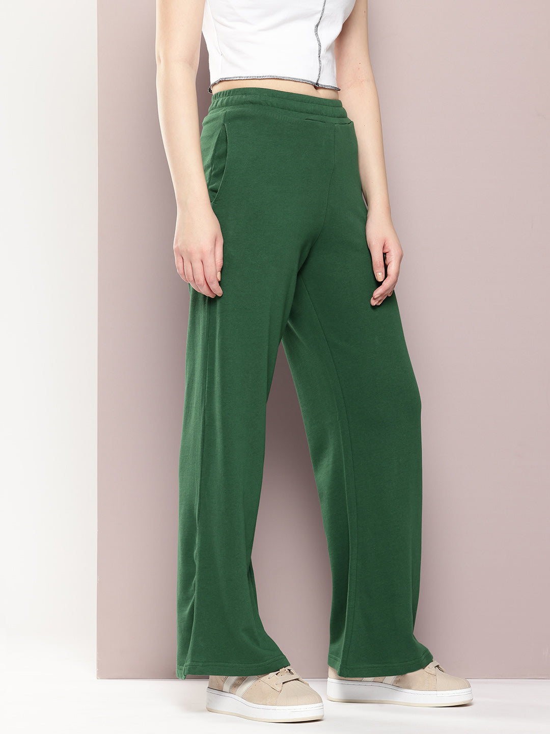 Women Ultra Soft Drapey Cotton Extra Baggy Korean Pant