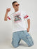 Mens Printed Oversized Cotton Round Neck Tshirt